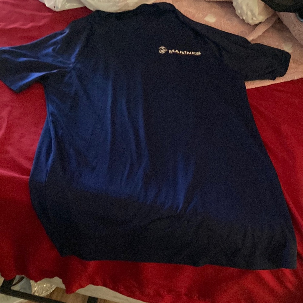 dark blue marines shirt